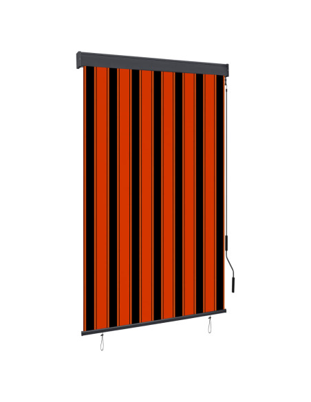 Tenda a Rullo per Esterni 120x250 cm Arancione e Marrone