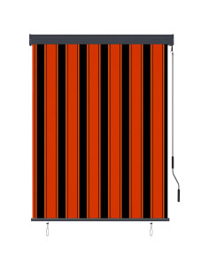 Tenda a Rullo per Esterni 120x250 cm Arancione e Marrone 2