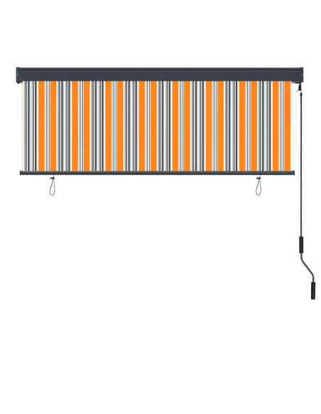 Tenda a Rullo per Esterni 160x250 cm Blu e Gialla