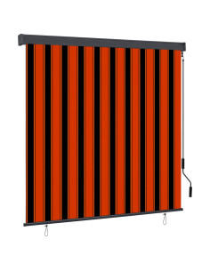 Tenda a Rullo per Esterni 160x250 cm Arancione e Marrone