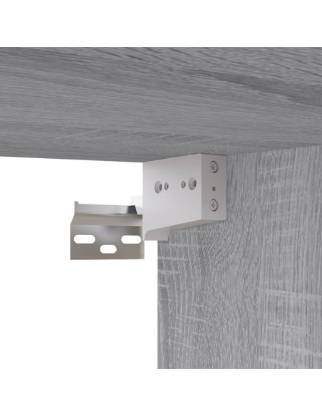 Mobili Porta TV 8pz Grigio Sonoma 60x30x30 cm Legno Multistrato