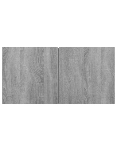 Set di Mobili Porta TV 4 pz Grigio Sonoma in Legno Multistrato