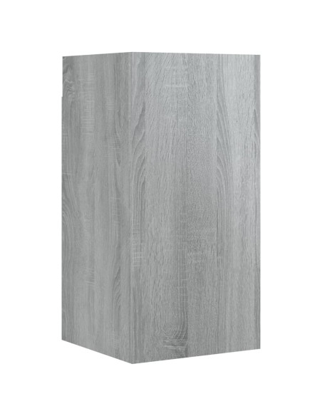 Set di Mobili Porta TV 7 pz Grigio Sonoma in Legno Multistrato