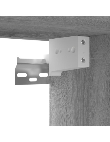 Set di Mobili Porta TV 5 pz Grigio Sonoma in Legno Multistrato