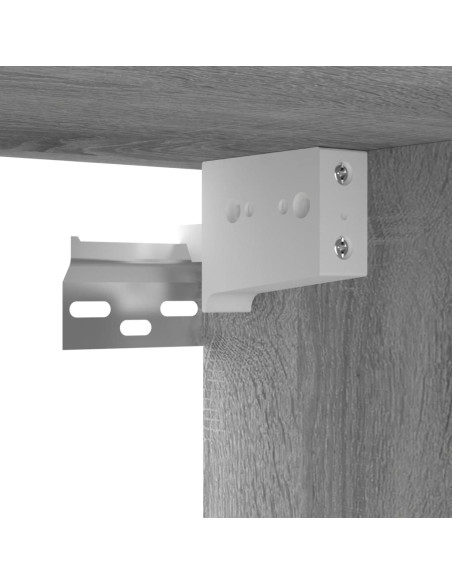 Set di Mobili Porta TV 5 pz Grigio Sonoma in Legno Multistrato