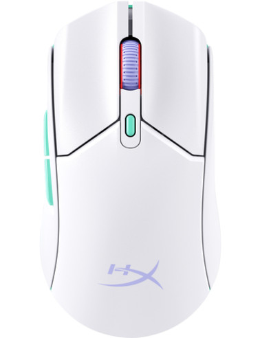 HP HyperX Pulsefire Haste 2 Core Wls – Mouse da gaming (bianco/verde/viola)
