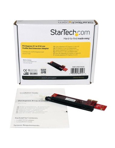StarTech.com Adattatore di espansione slot PCI Express basso profilo da X1 a X16