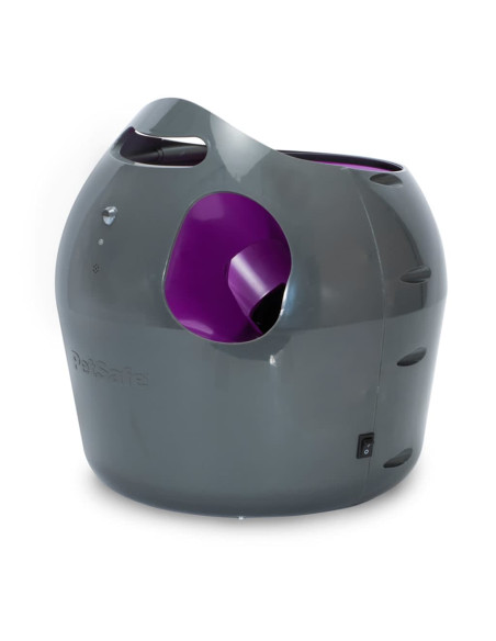 PetSafe Lanciapalline Automatico 9 m Grigio e Viola