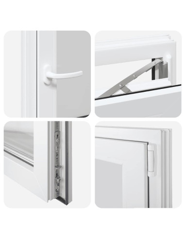 Finestra per Seminterrato RISOR 50x75cm Anta Ribalta DIN Destra