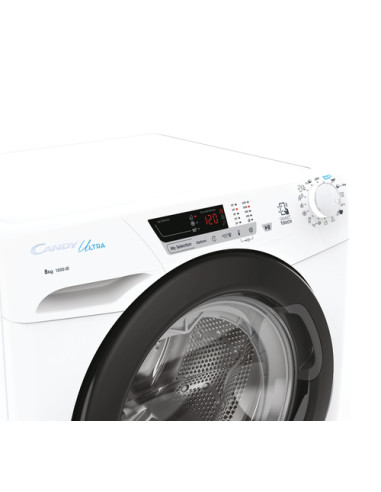 Candy Ultra HCU1282DWB4/1-S lavatrice Caricamento frontale 8 kg 1200 Giri/min Bianco