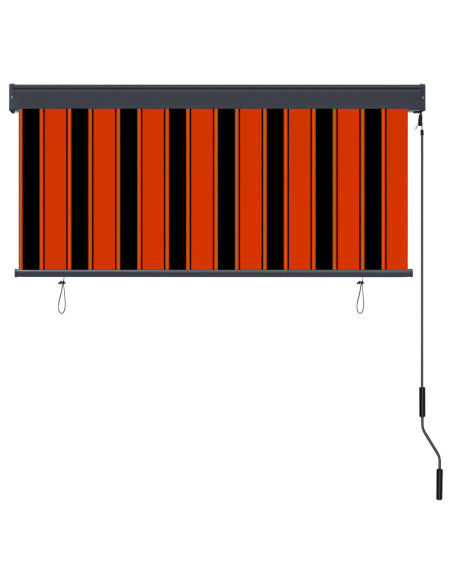 Tenda a Rullo per Esterni 140x250 cm Arancione e Marrone