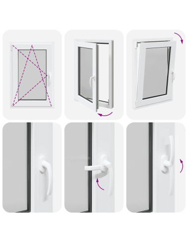 Finestra Seminterrato RISOR 60x100 cm Anta Ribalta DIN Sinistra