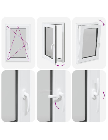 Finestra Seminterrato RISOR 60x100 cm Anta Ribalta DIN Sinistra