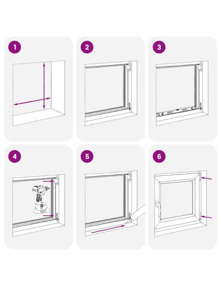 Finestra da cantina "RISOR" 50x75 cm Anta-ribalta DIN Destra Antracite