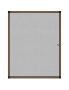 Zanzariera per Finestre Marrone 80x100 cm 2