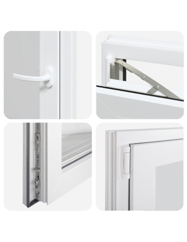 Finestra Seminterrato RISOR 50x75 cm Anta Ribalta DIN Sinistra