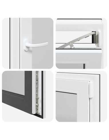 Finestra per Seminterrato RISOR 60x80cm Anta Ribalta DIN Destra