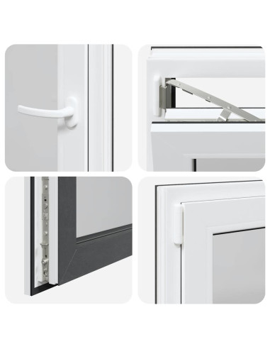 Finestra Seminterrato RISOR 50x75 cm Anta Ribalta DIN Sinistra