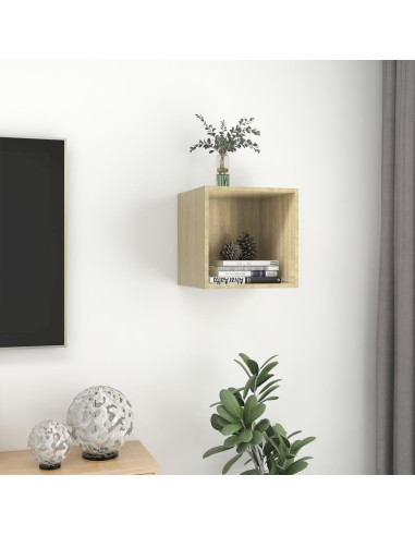 Mobile a Muro Rovere Sonoma 37x37x37 cm in Legno Multistrato
