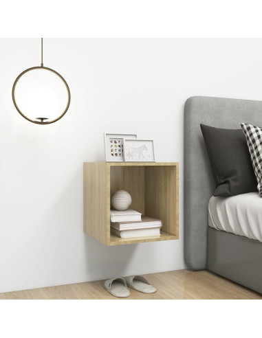 Mobile a Muro Rovere Sonoma 37x37x37 cm in Legno Multistrato