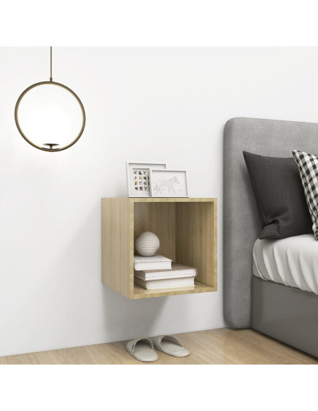 Mobile a Muro Rovere Sonoma 37x37x37 cm in Legno Multistrato