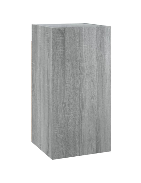 Set di Mobili Porta TV 6 pz Grigio Sonoma in Legno Multistrato