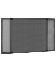 Zanzariera Allungabile per Finestre Antracite (100-193)x75 cm