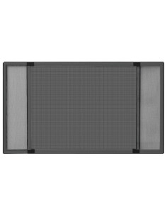 Zanzariera Allungabile per Finestre Antracite (100-193)x75 cm 2