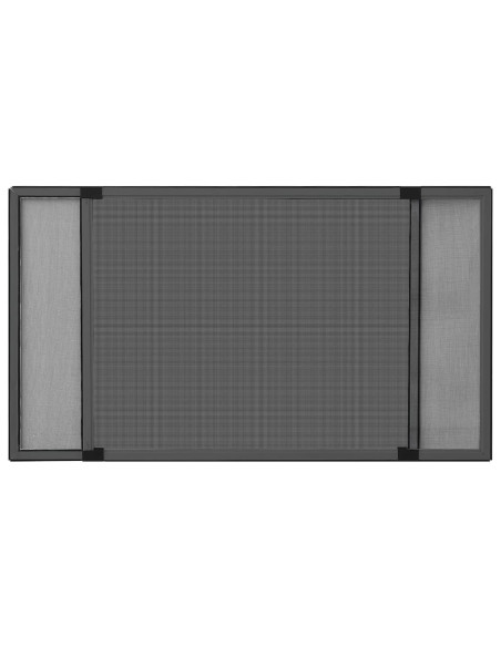 Zanzariera Allungabile per Finestre Antracite (100-193)x75 cm