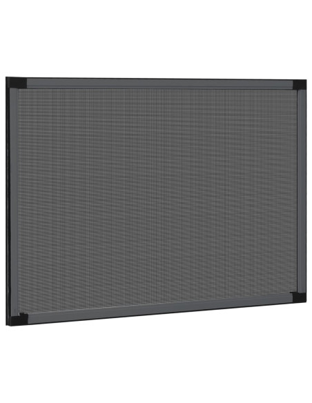 Zanzariera Allungabile per Finestre Antracite (100-193)x75 cm