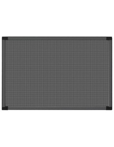 Zanzariera Allungabile per Finestre Antracite (100-193)x75 cm