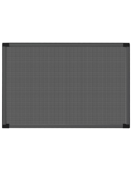 Zanzariera Allungabile per Finestre Antracite (100-193)x75 cm