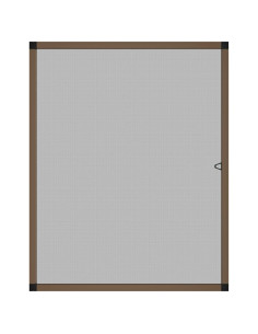 Zanzariera per Finestre Marrone 100x120 cm 2