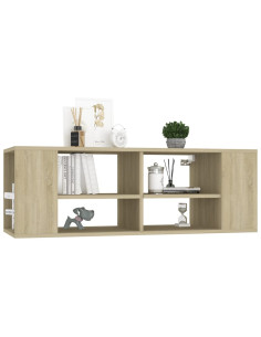 Mobile TV da Parete Rovere Sonoma 102x35x35cm Legno Multistrato 2