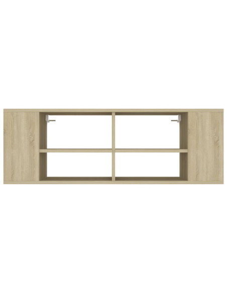 Mobile TV da Parete Rovere Sonoma 102x35x35cm Legno Multistrato