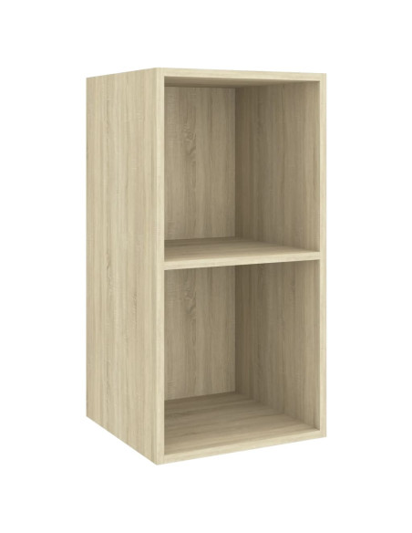 Set di Mobili Porta TV 4 pz Rovere Sonoma in Legno Multistrato