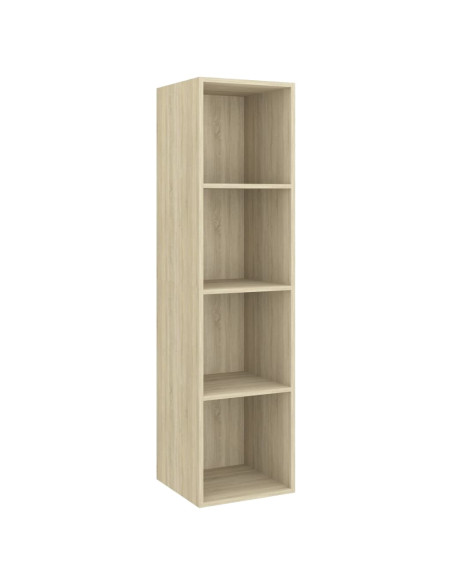 Set di Mobili Porta TV 4 pz Rovere Sonoma in Legno Multistrato