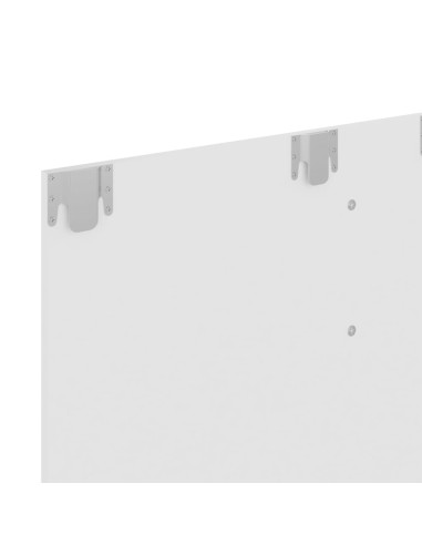 Mobile TV a Muro Bianco 120x23,5x90 cm in Legno Multistrato