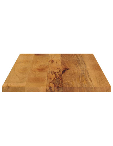 Piano per Tavolo 90x70x3,8 cm Rettangolare Legno Massello Mango