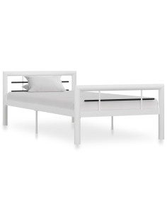 Giroletto Bianco e Nero in Metallo 90x200 cm