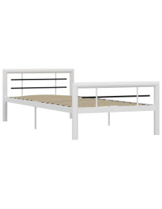 Giroletto Bianco e Nero in Metallo 90x200 cm 2