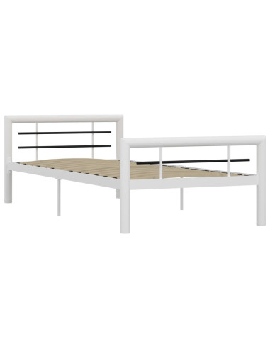 Giroletto Bianco e Nero in Metallo 90x200 cm