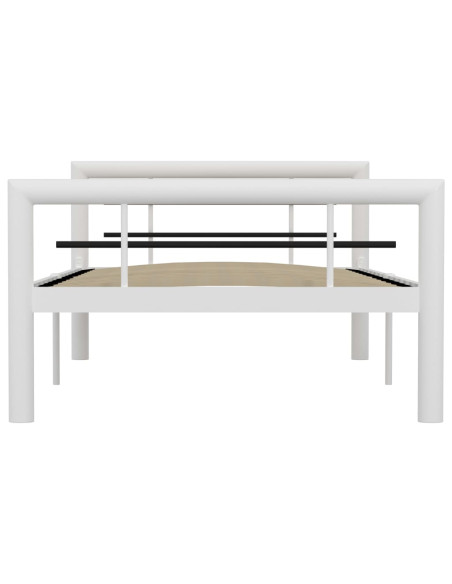 Giroletto Bianco e Nero in Metallo 90x200 cm
