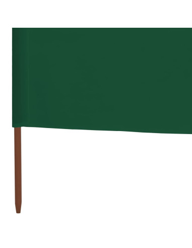 Paravento a 3 Pannelli in Tessuto 400x120cm Verde