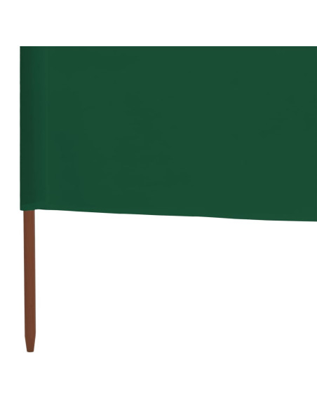 Paravento a 3 Pannelli in Tessuto 400x120cm Verde