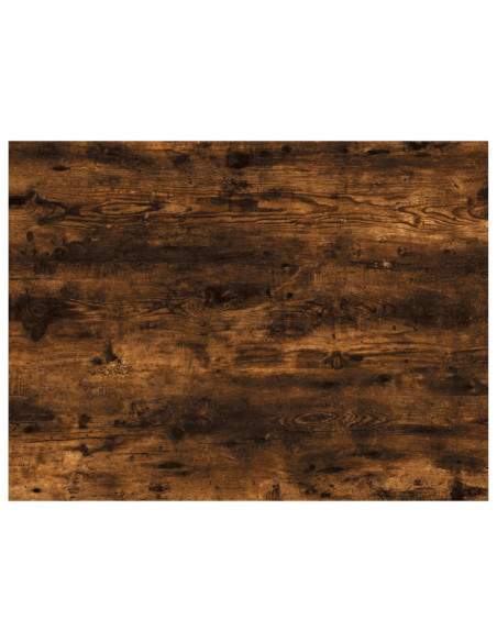 Mensole Parete 4pz Rovere Fumo 40x30x1,5 cm Legno Multistrato
