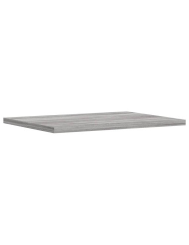 Mensole Parete 4pz Grigio Sonoma 40x30x1,5cm Legno Multistrato