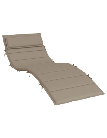 Cuscino per Lettino Tortora 180x60x3 cm in Tessuto Oxford