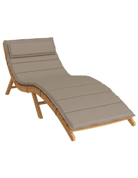 Cuscino per Lettino Tortora 180x60x3 cm in Tessuto Oxford