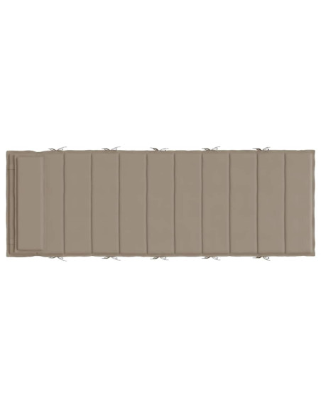 Cuscino per Lettino Tortora 180x60x3 cm in Tessuto Oxford